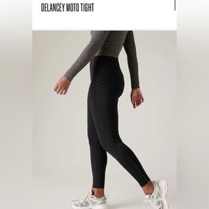 Athleta Delancey Moto Tight sz sm